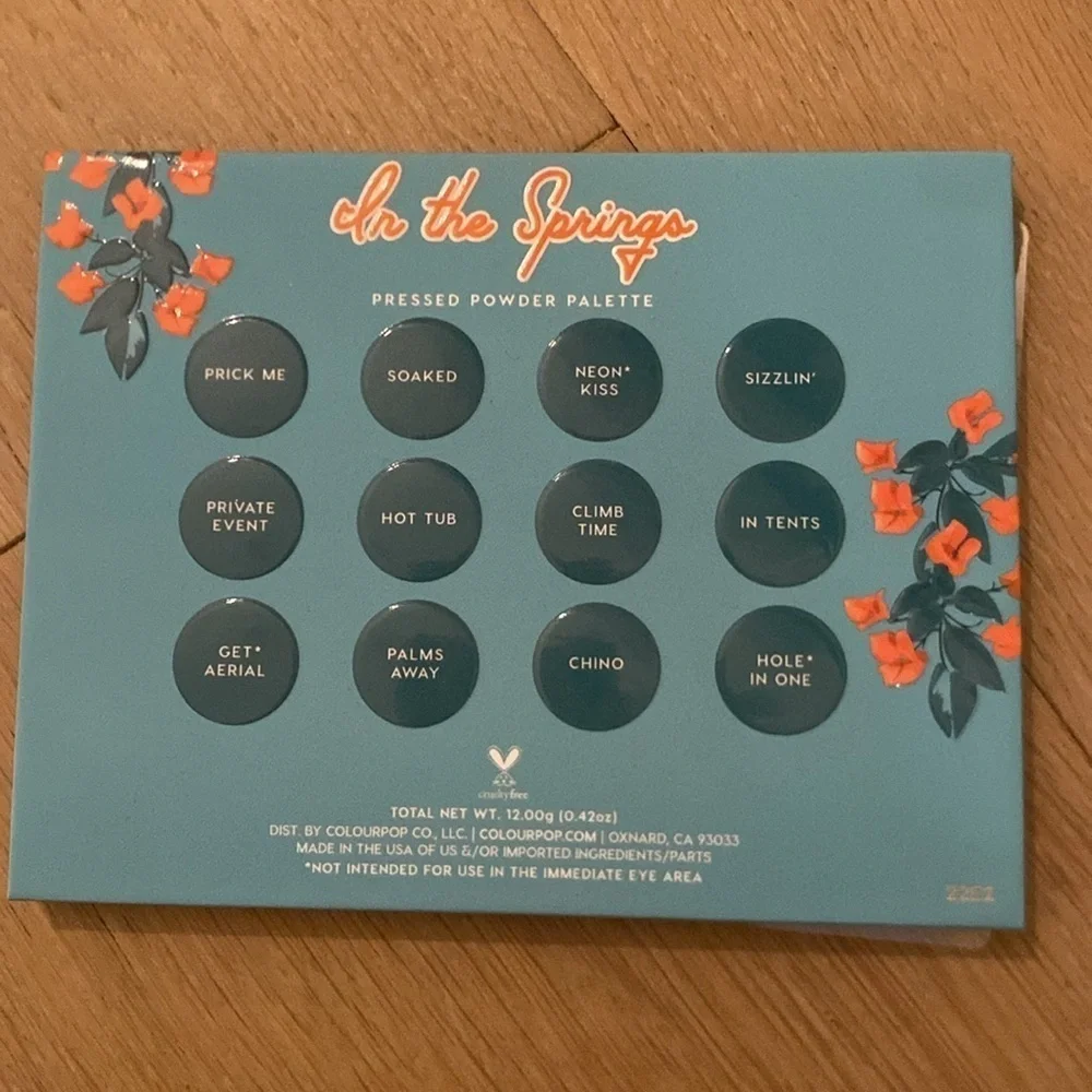 COLOURPOP In The Springs Palette